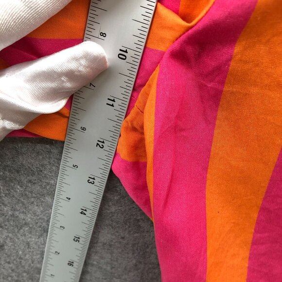 Reunion Outfitters Tencel Shorts Mens XL Pink Orange Stripe Lightweight Colorful - Picture 5 of 9